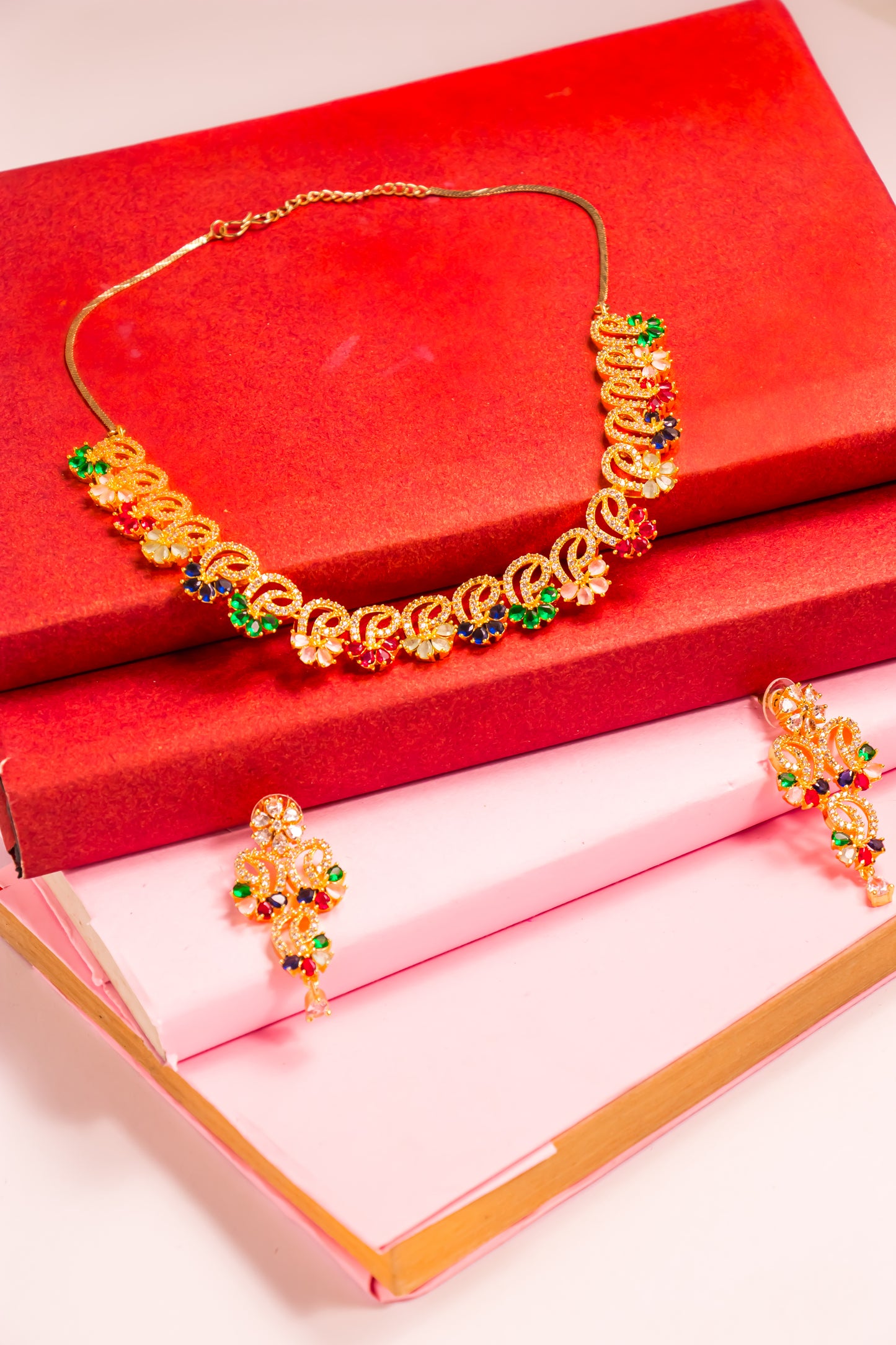 Blooming Celestials Necklace Set