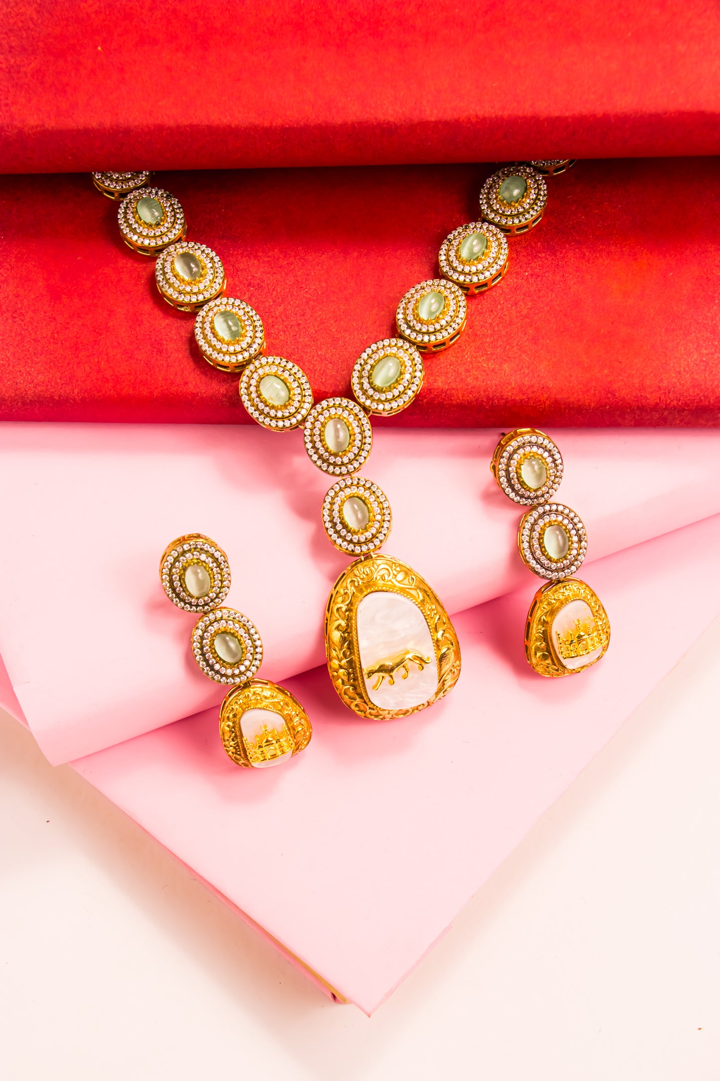 Royal Tigress Necklace Set