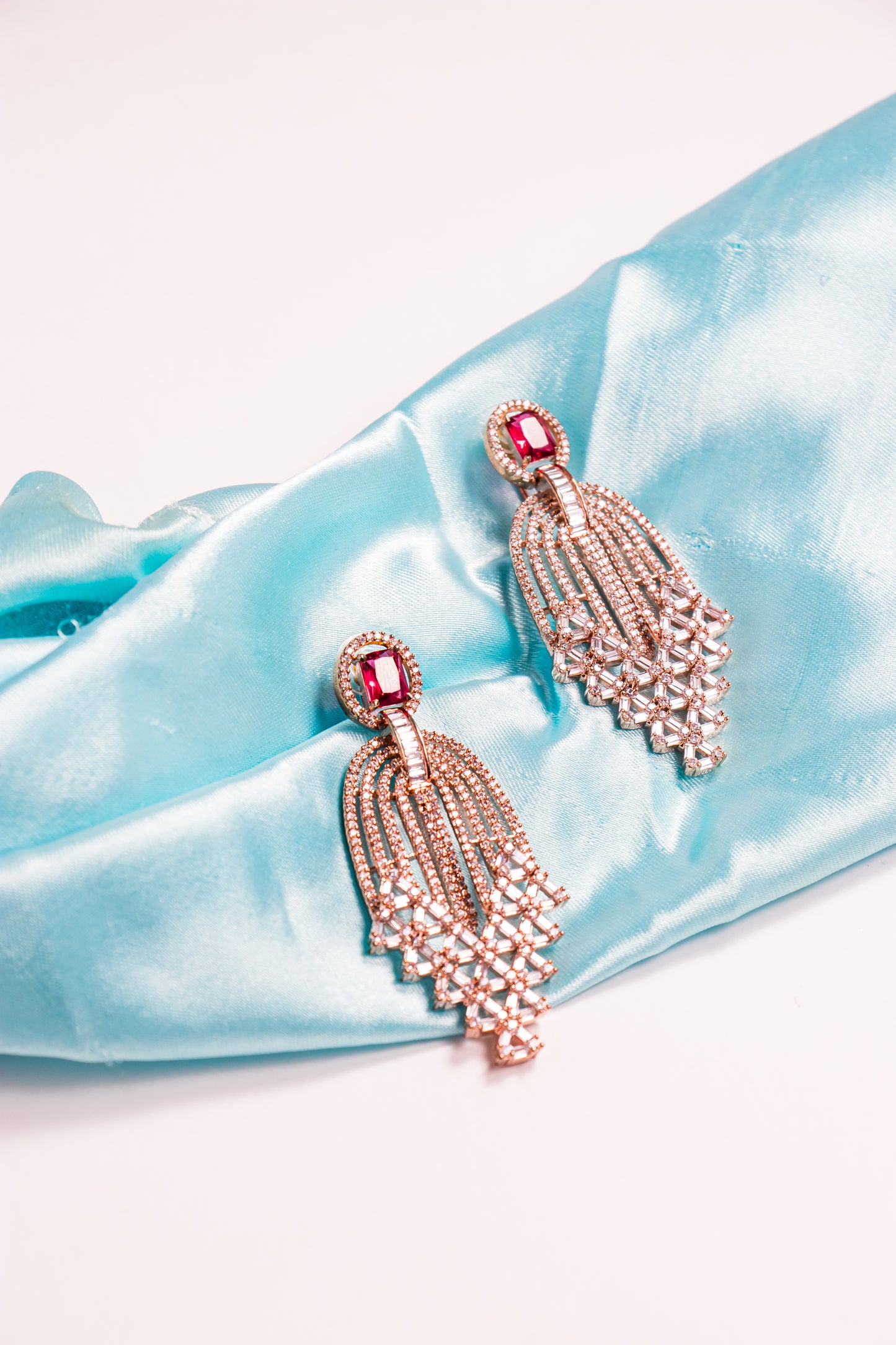 Queens Curtain Earrings
