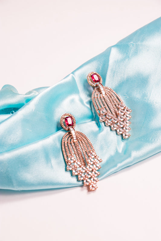 Queens Curtain Earrings