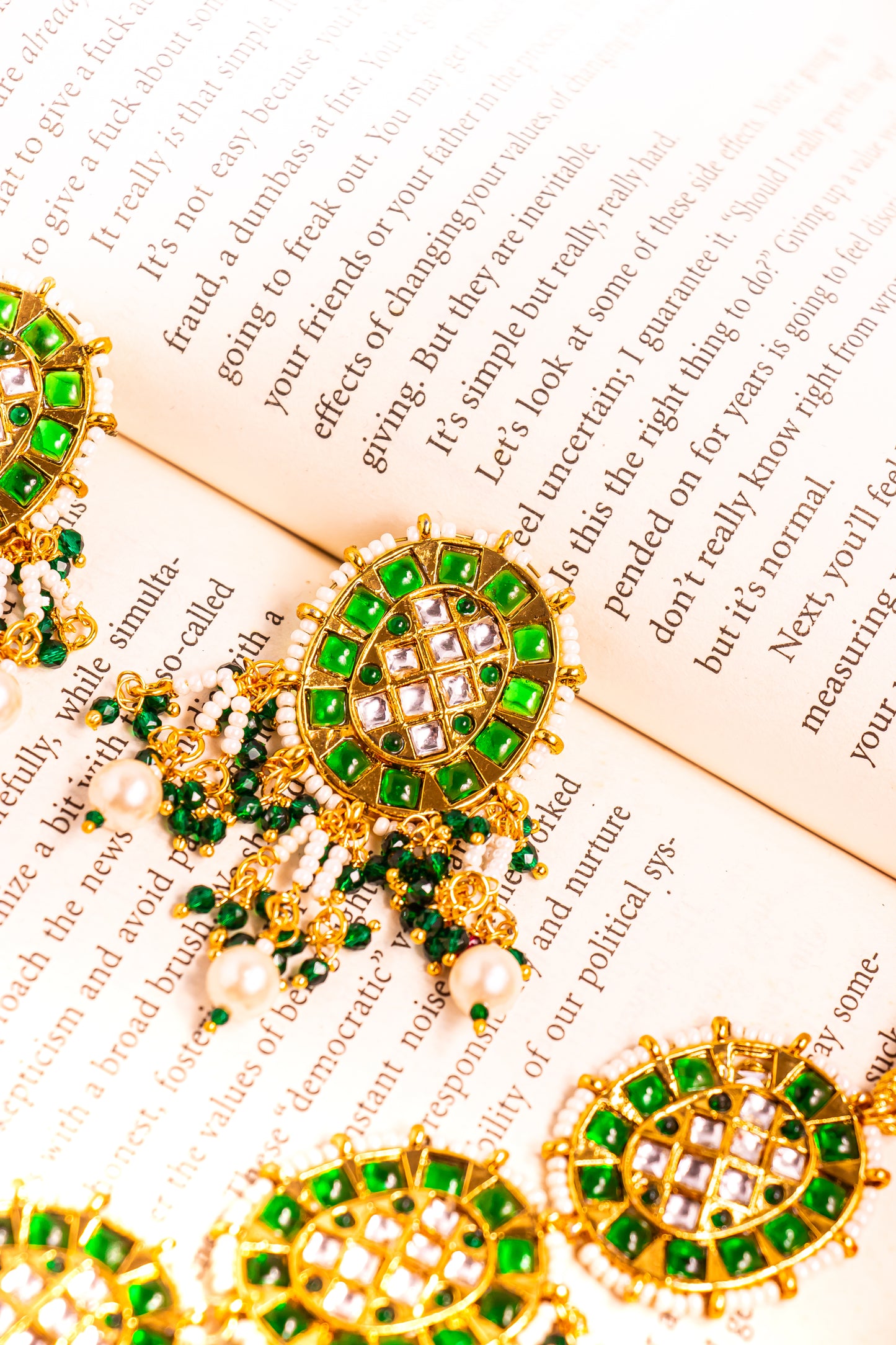 Celestial Padma Kundan Necklace Set
