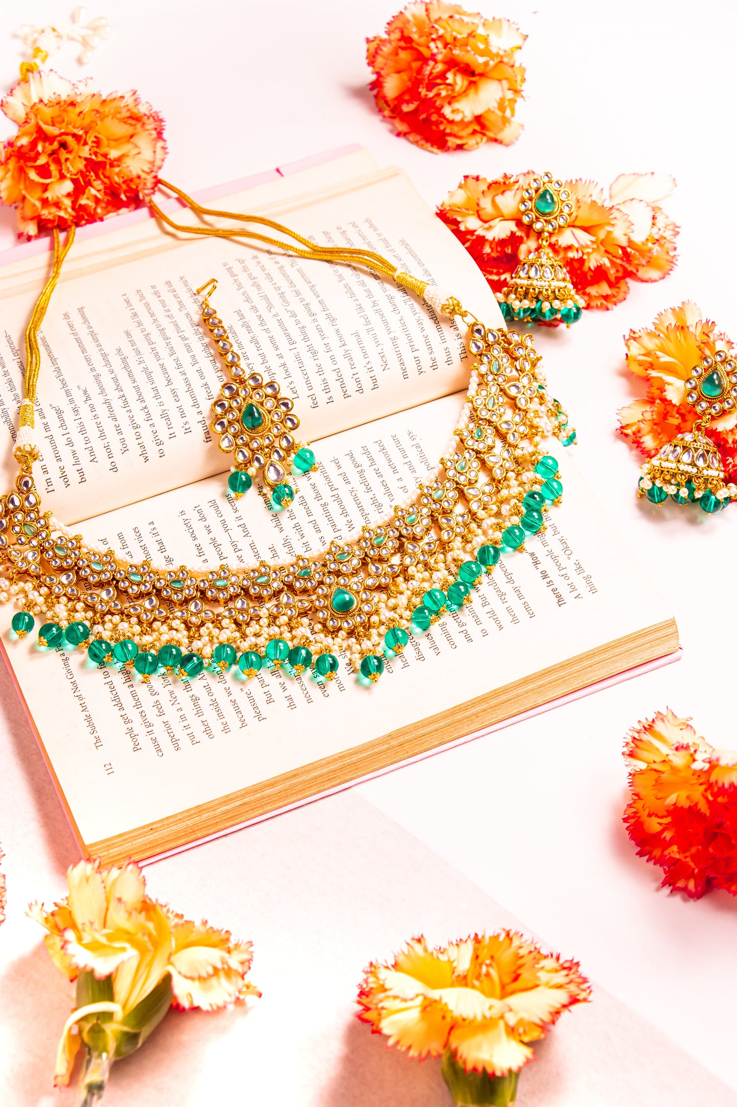 Jahan's Chime Kundan Necklace Set