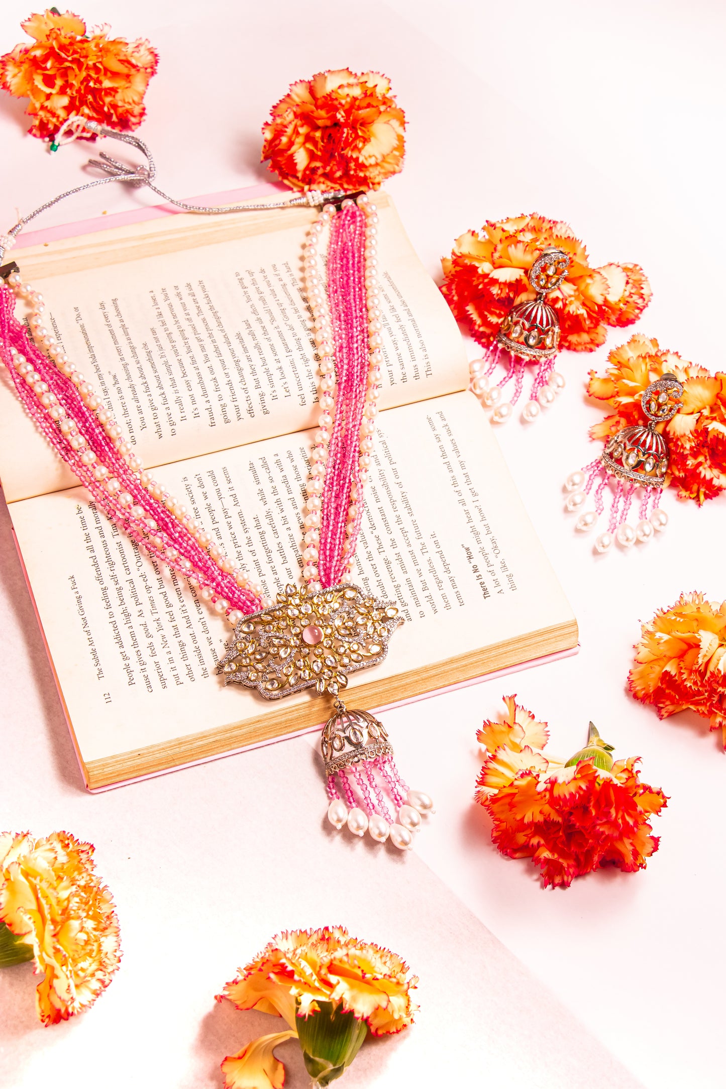 Padmavati's Mirage Polki Long Necklace Set