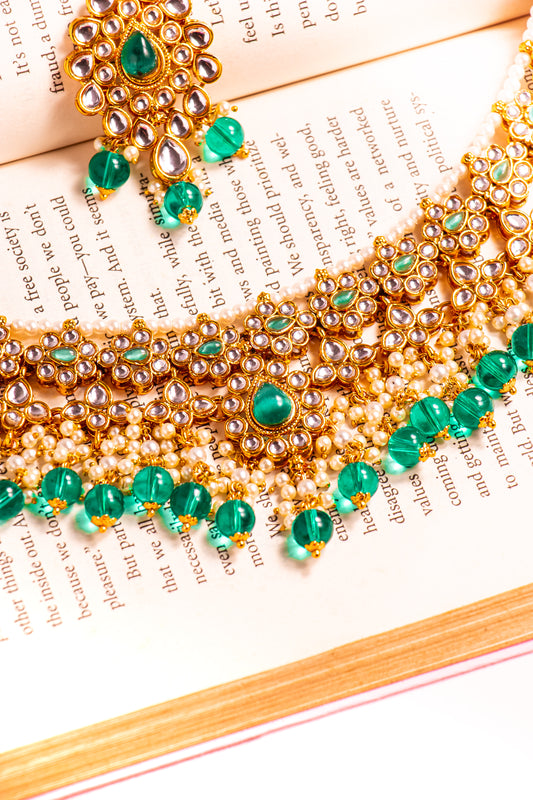 Jahan's Chime Kundan Necklace Set