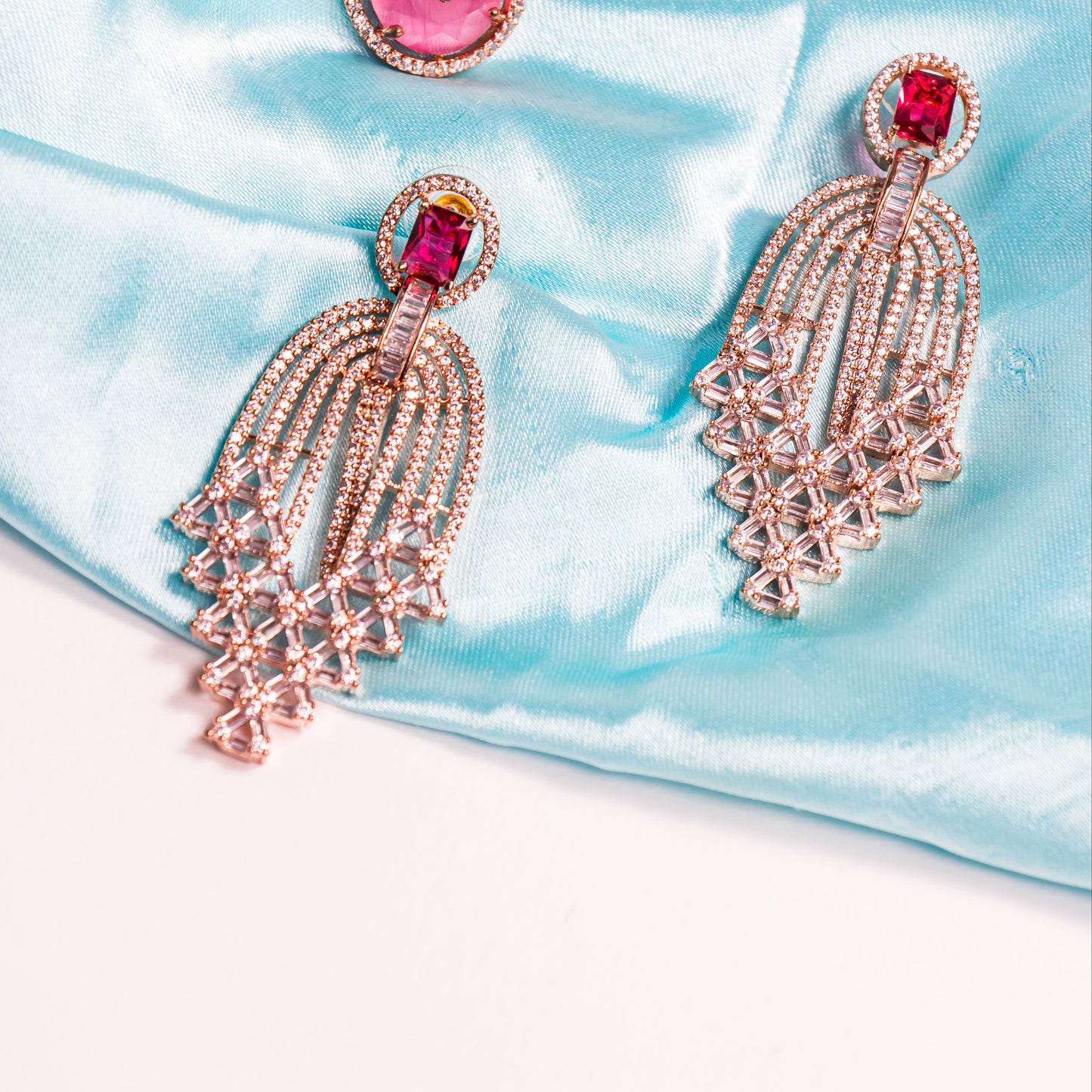 Queens Curtain Earrings