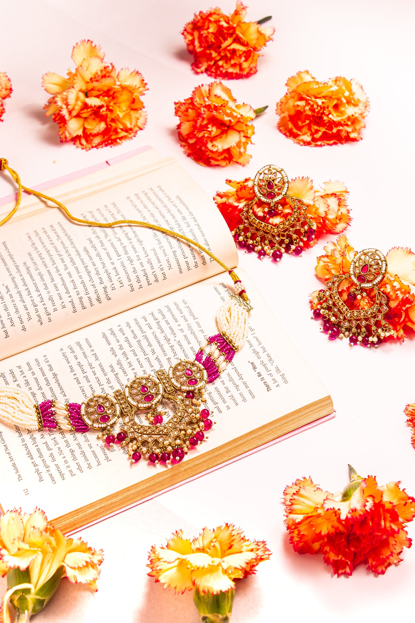 Padmavati’s Reflection Polki Choker Necklace Set