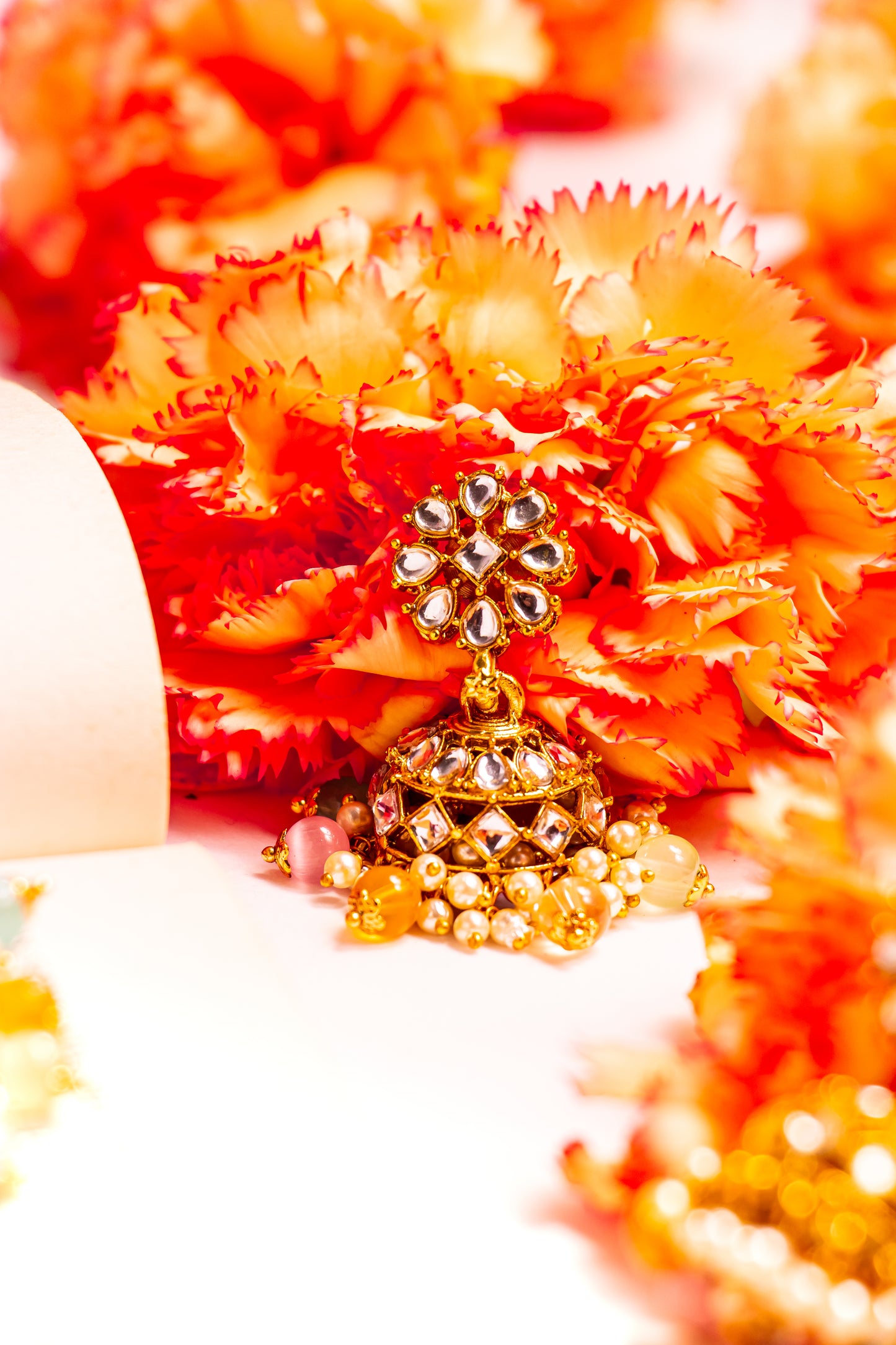 Jahan's Heart Multicolour Kundan Necklace Set
