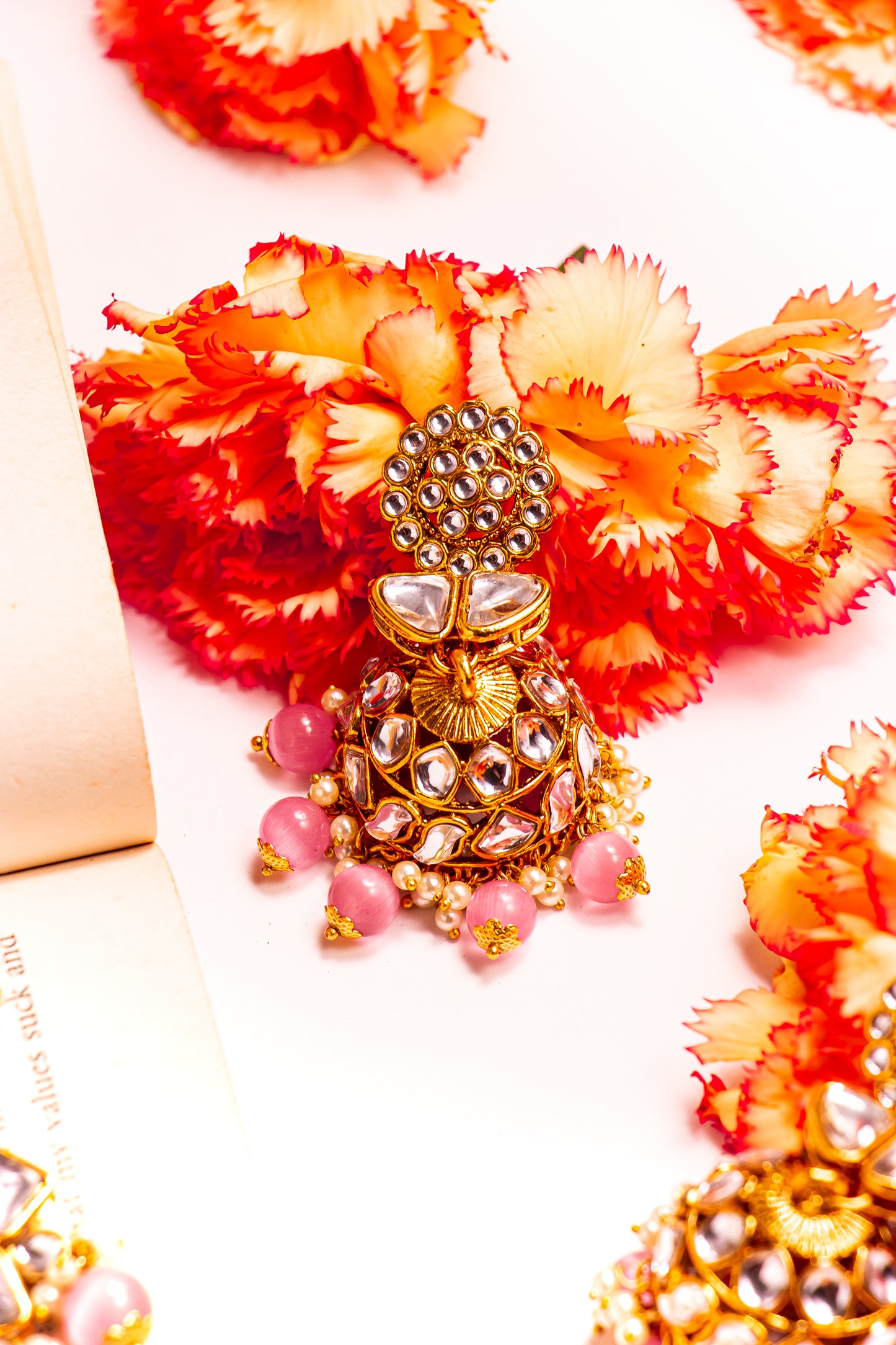 Noor's Horizon Pink Kundan Necklace Set