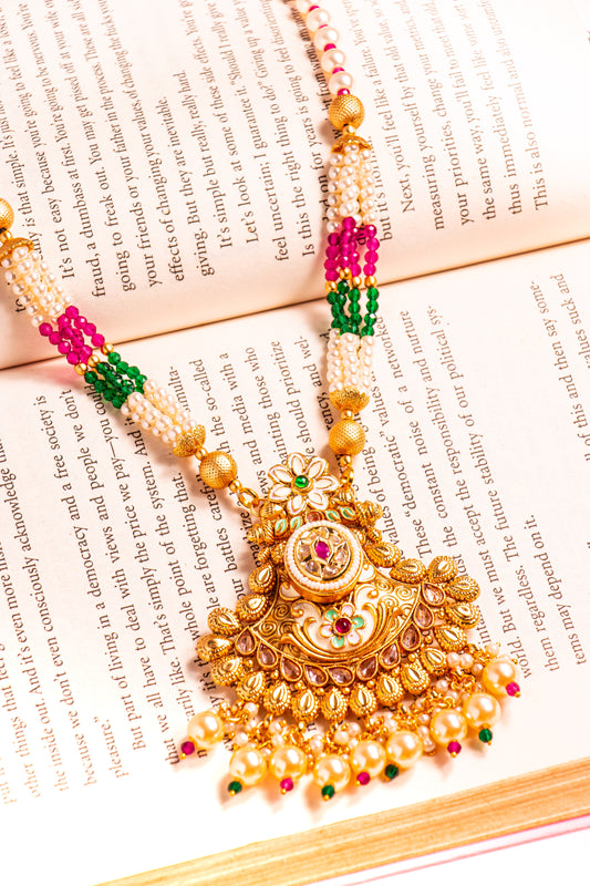 Padmavati's Delight Long Necklace Set
