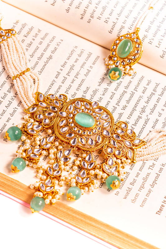 Padmavati's Treasure Polki Choker Necklace Set