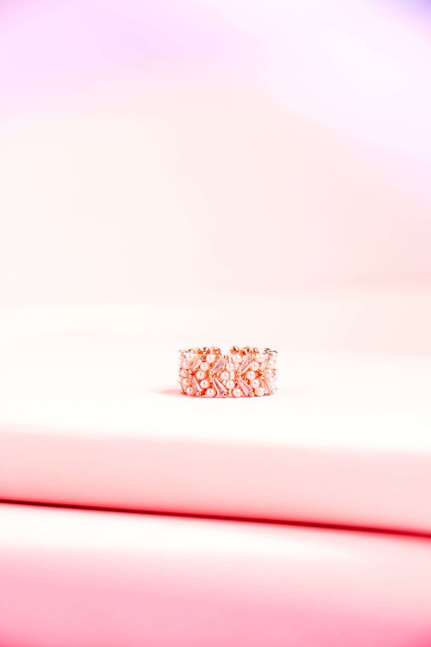 Pearl Throne Adjustable Ring