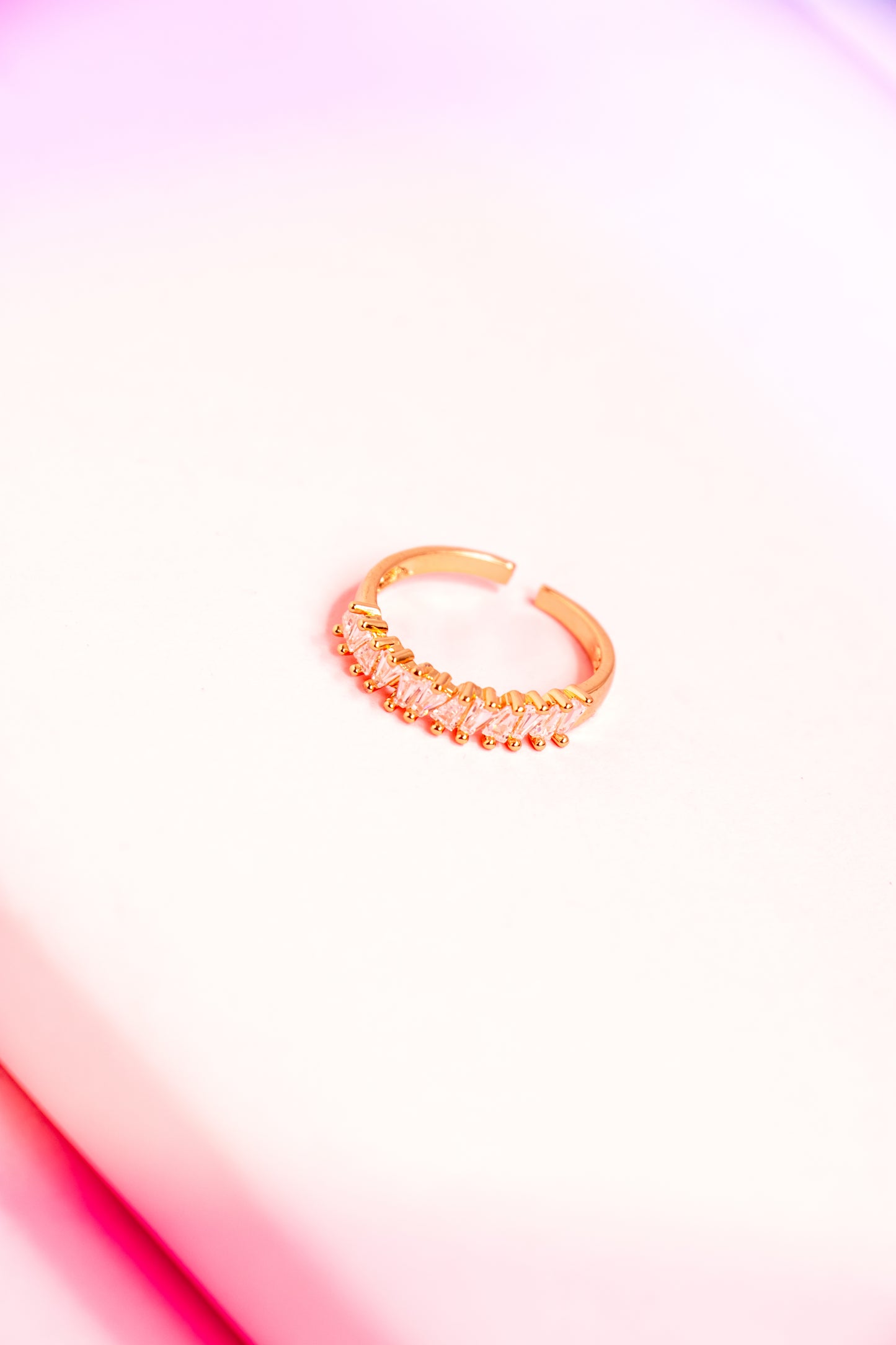 Royal Bloom Adjustable Rings Set