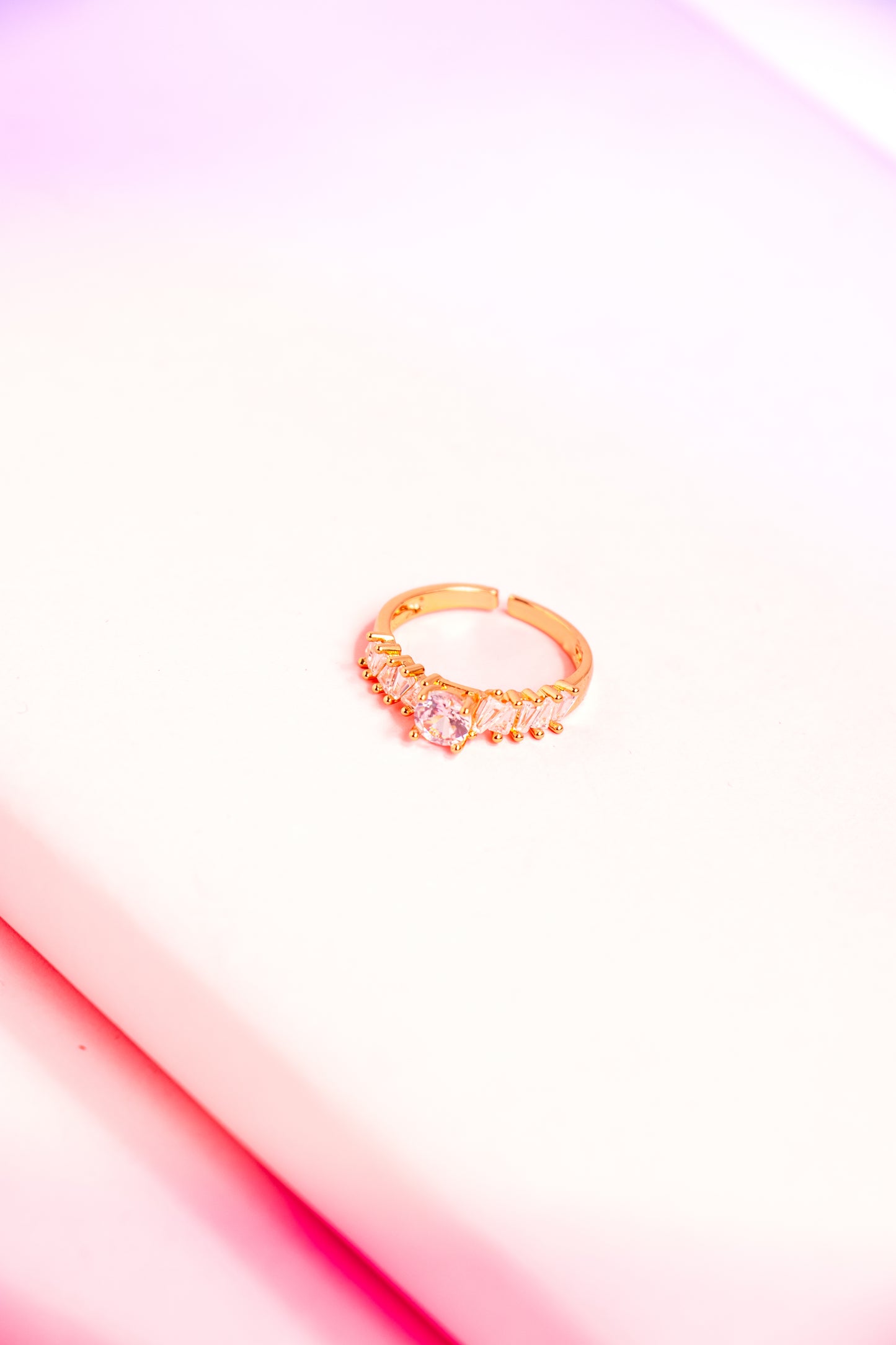 Royal Bloom Adjustable Rings Set