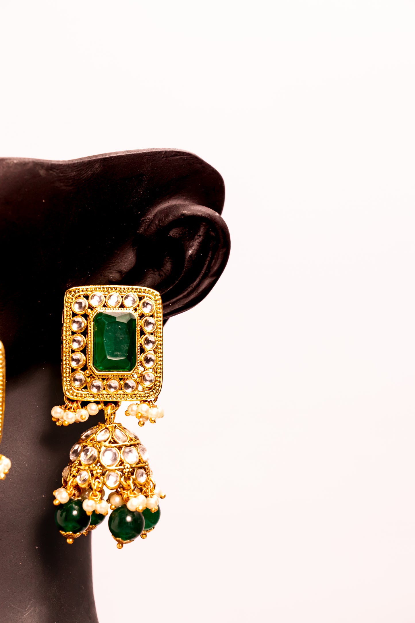 Padmavati's Silk Polki Choker Necklace Set