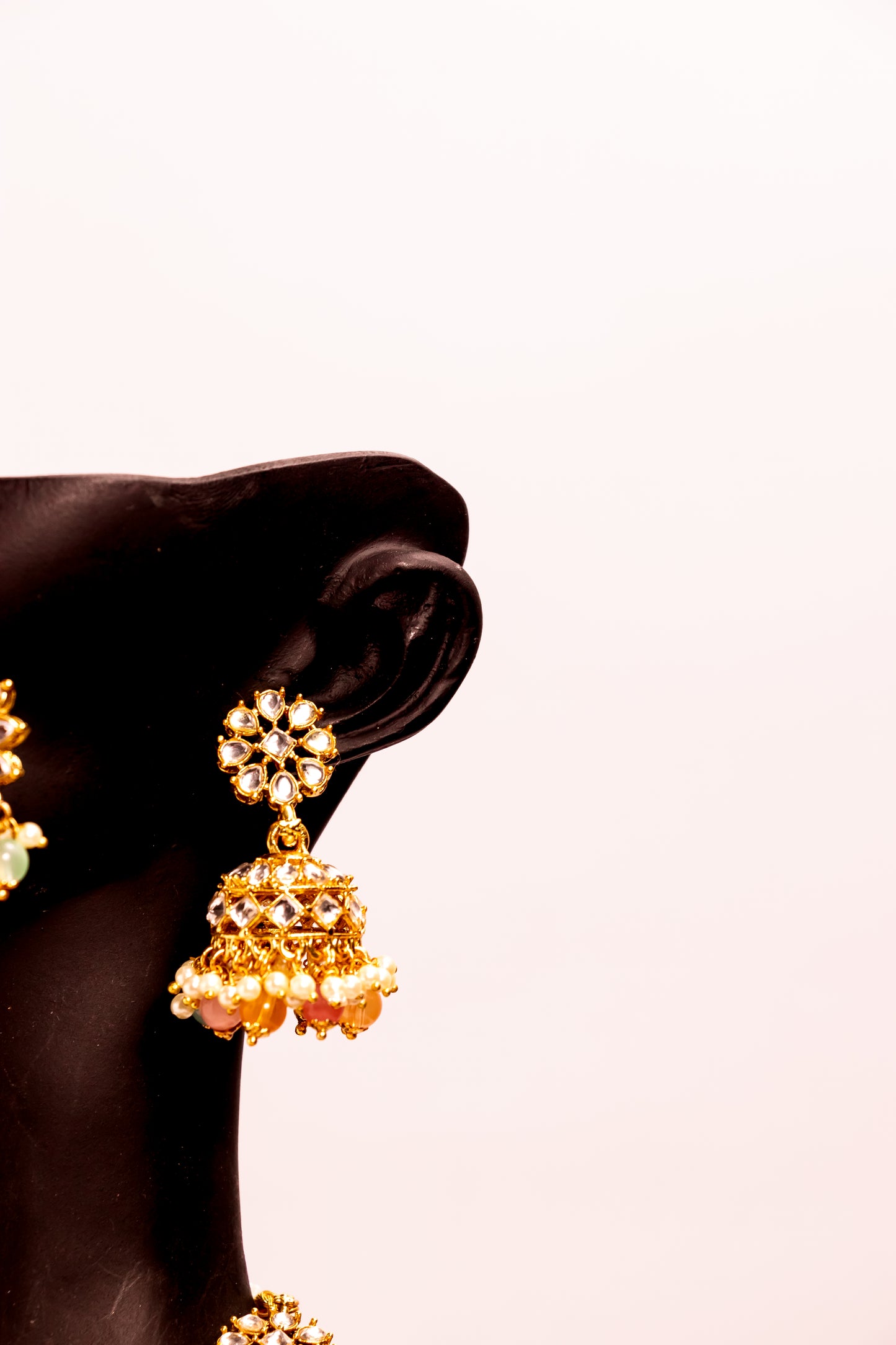 Jahan's Heart Multicolour Kundan Necklace Set