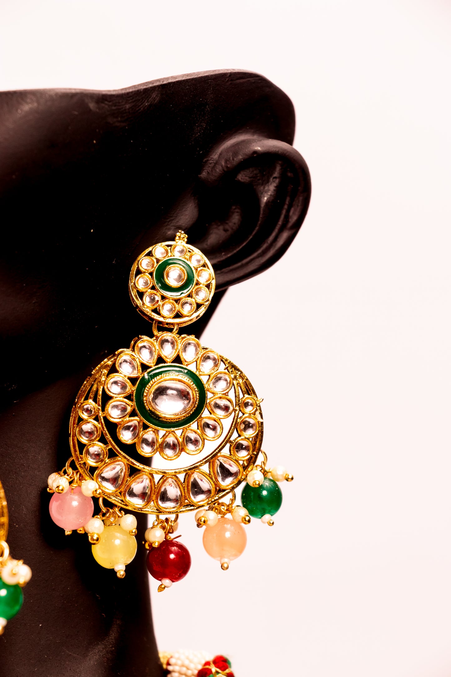 Jahan's Treasure Multicolour Kundan Necklace