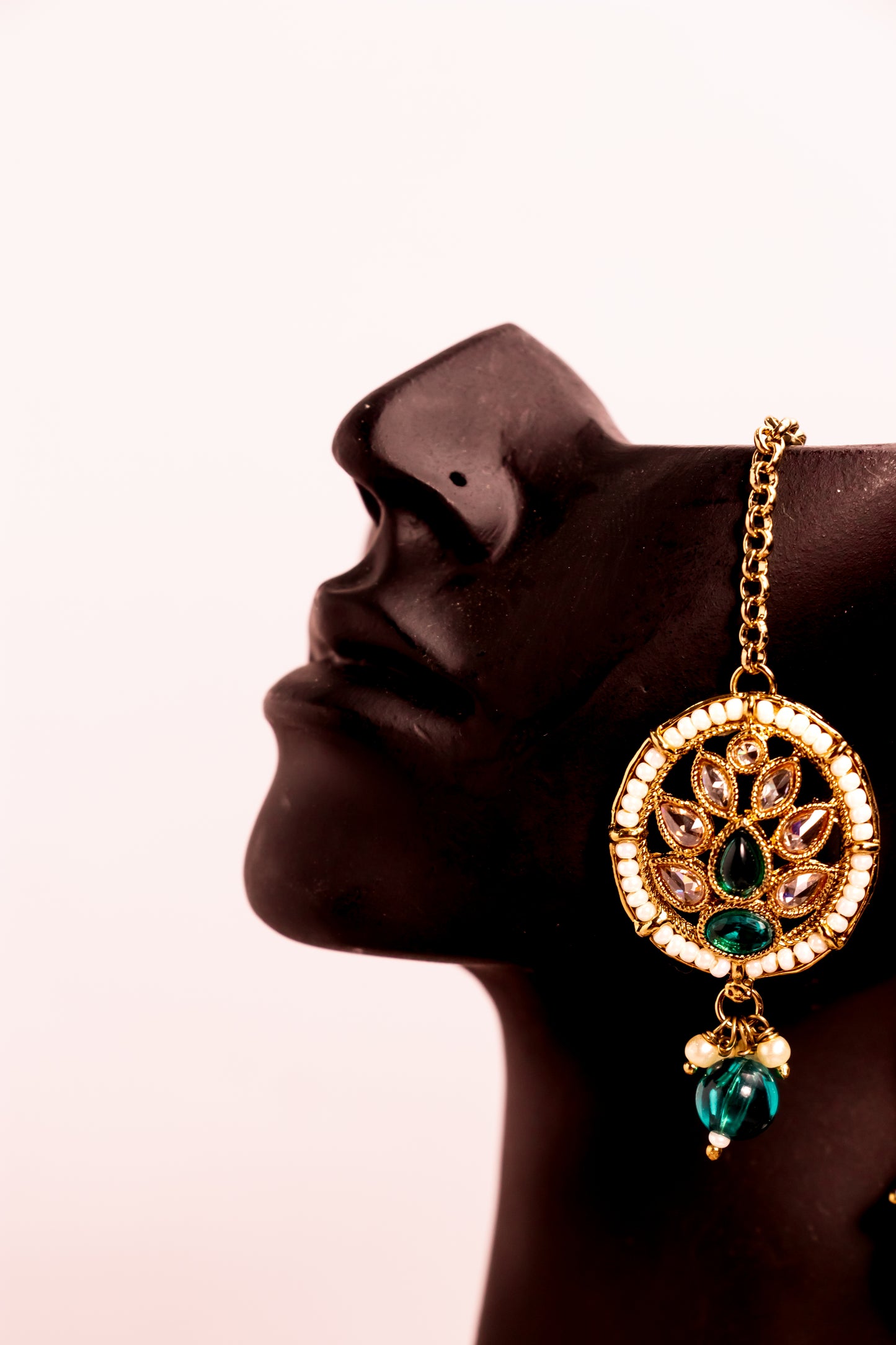 Lotus Dream Polki Choker Necklace Set