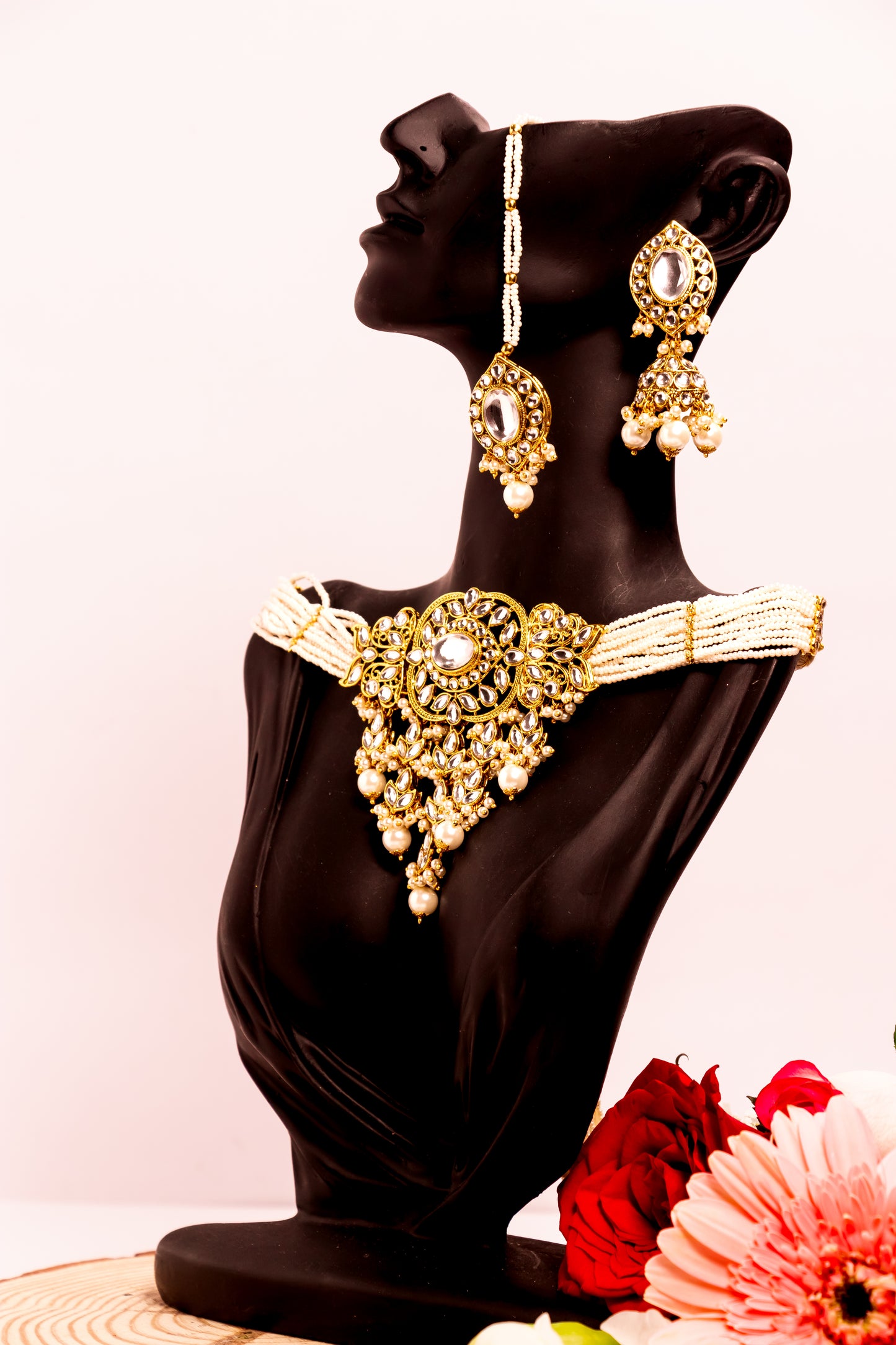 Padmavati's Polki Choker Necklace Set