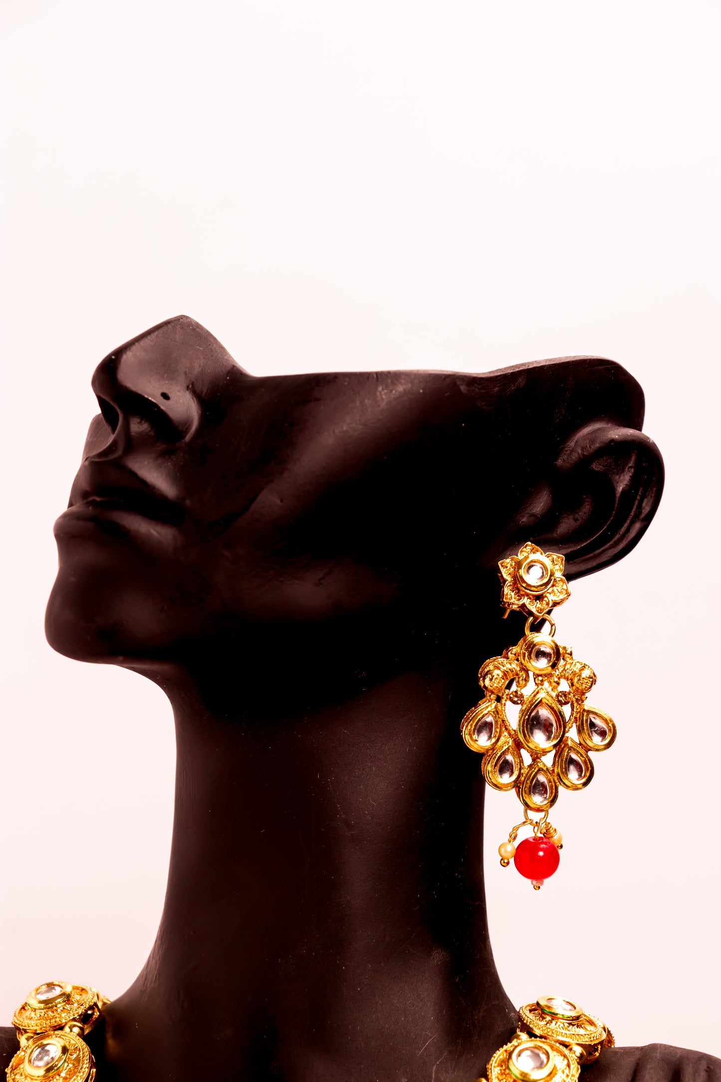 Padmavati's Charm Kundan Long Necklace Set