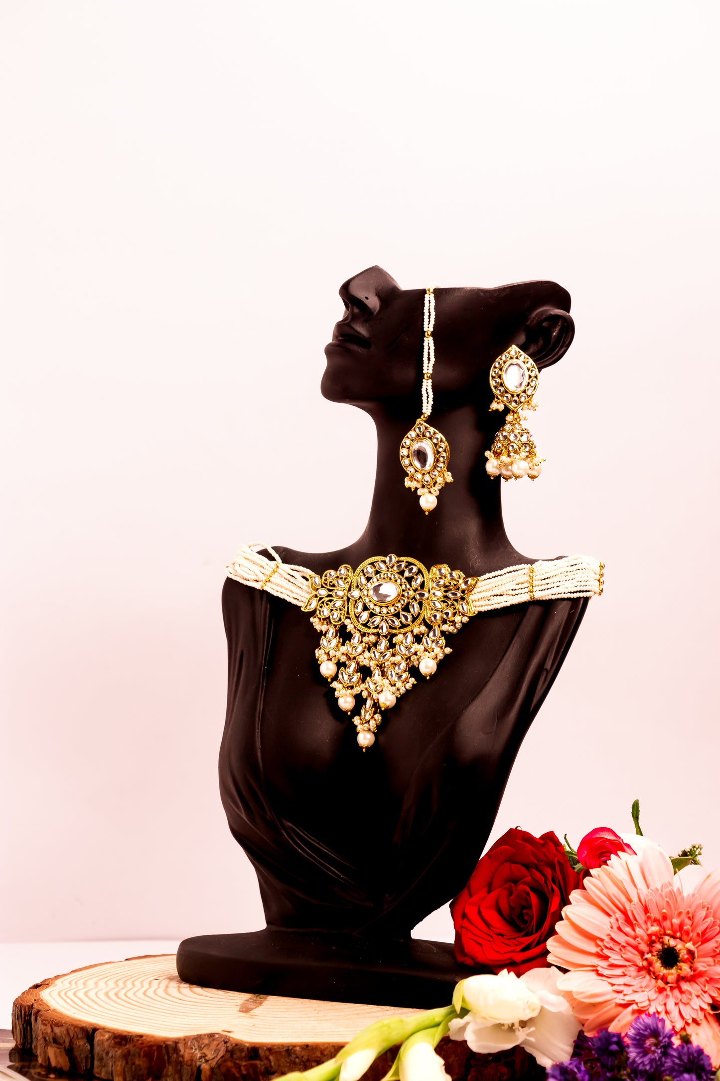 Padmavati's Polki Choker Necklace Set