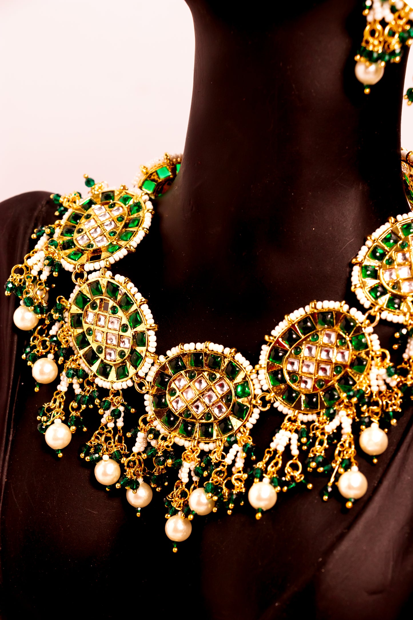 Celestial Padma Kundan Necklace Set