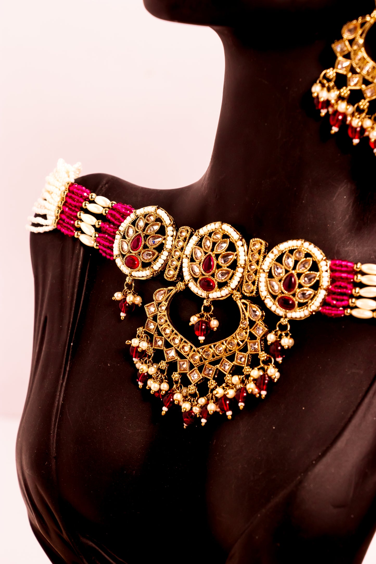 Padmavati’s Reflection Polki Choker Necklace Set