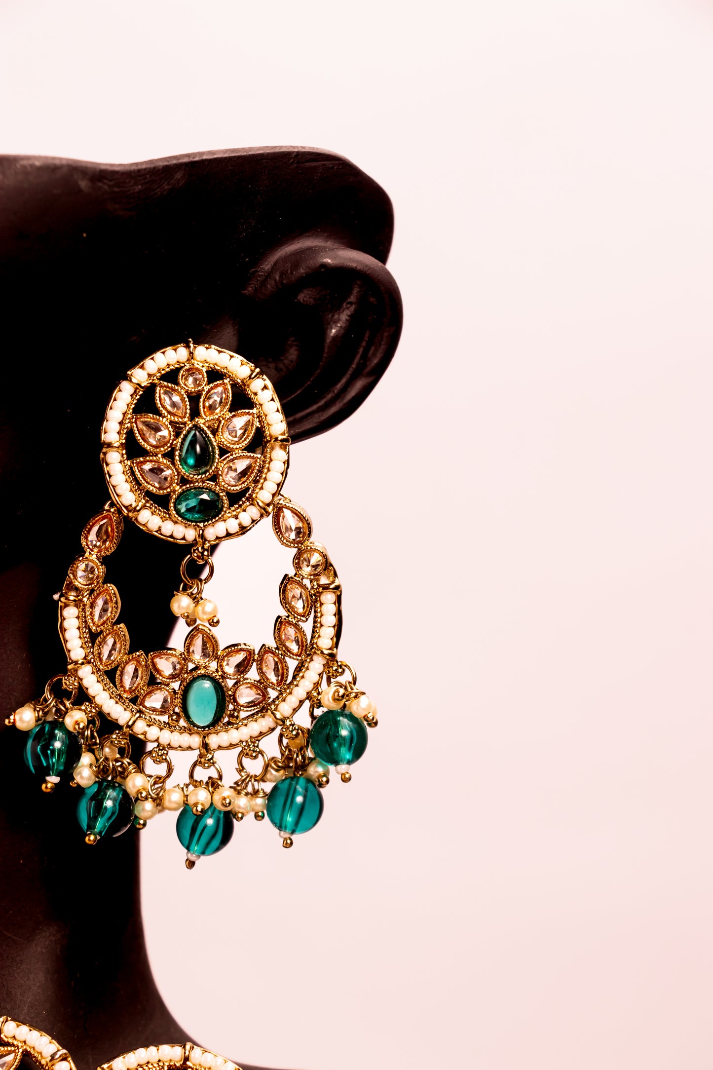 Lotus Dream Polki Choker Necklace Set