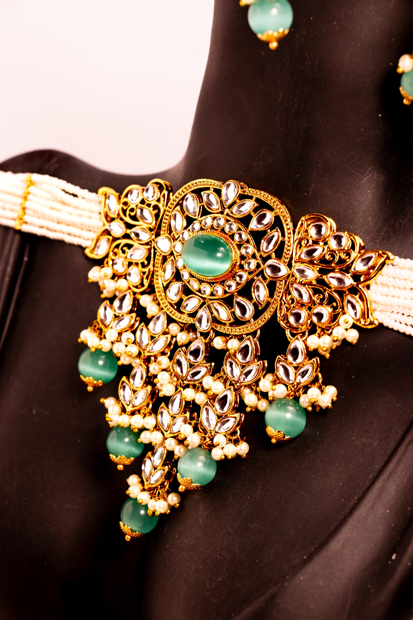 Padmavati's Treasure Polki Choker Necklace Set