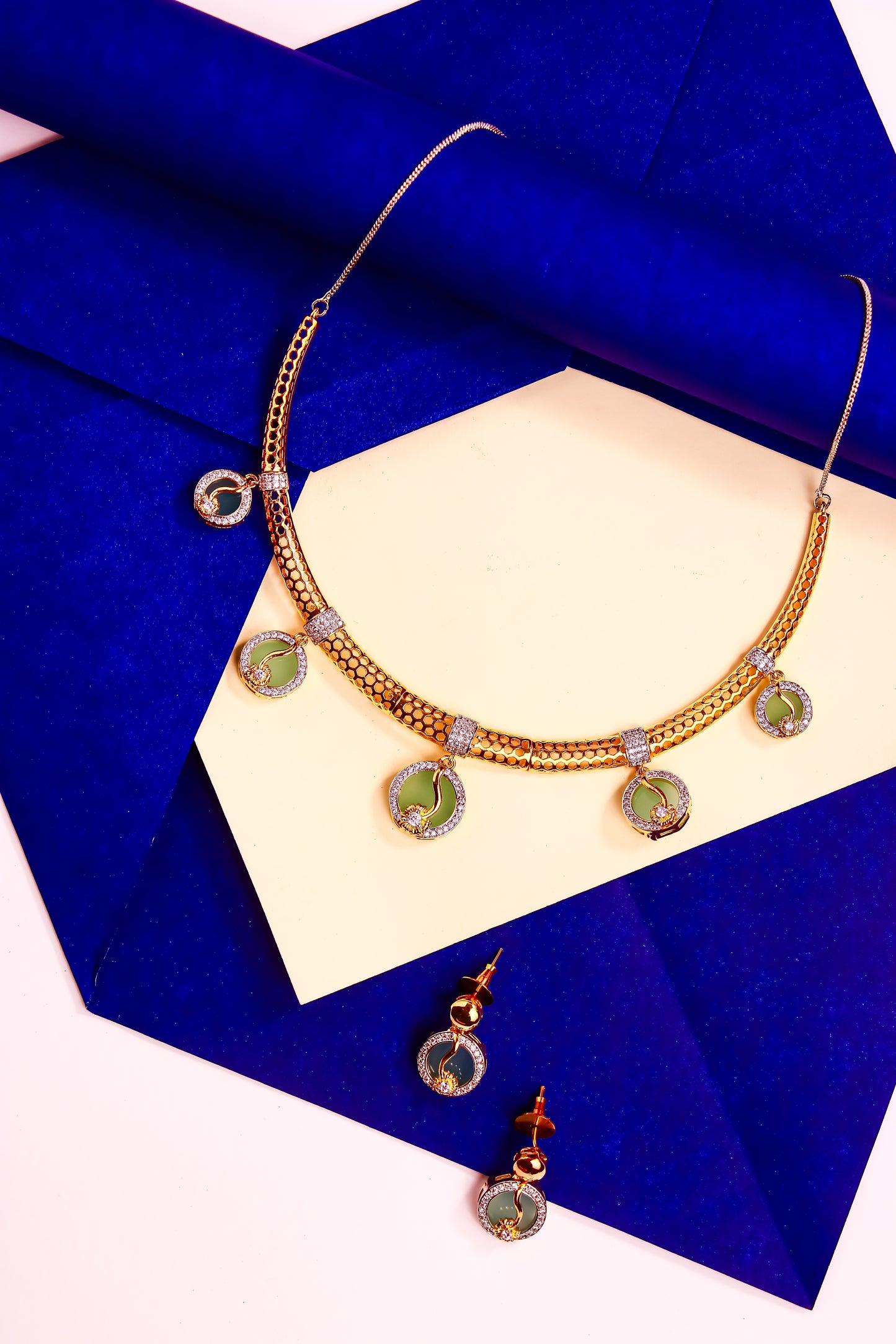 Nectar & Gold Necklace Set