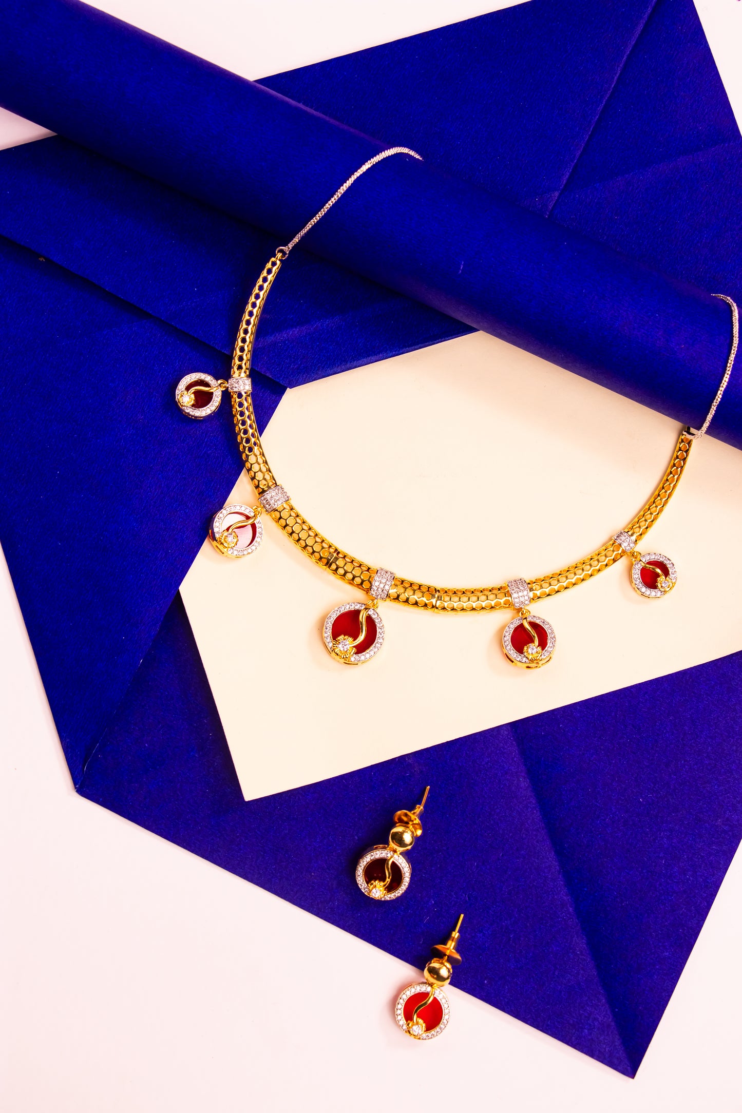 Mythos Medallions Necklace Set