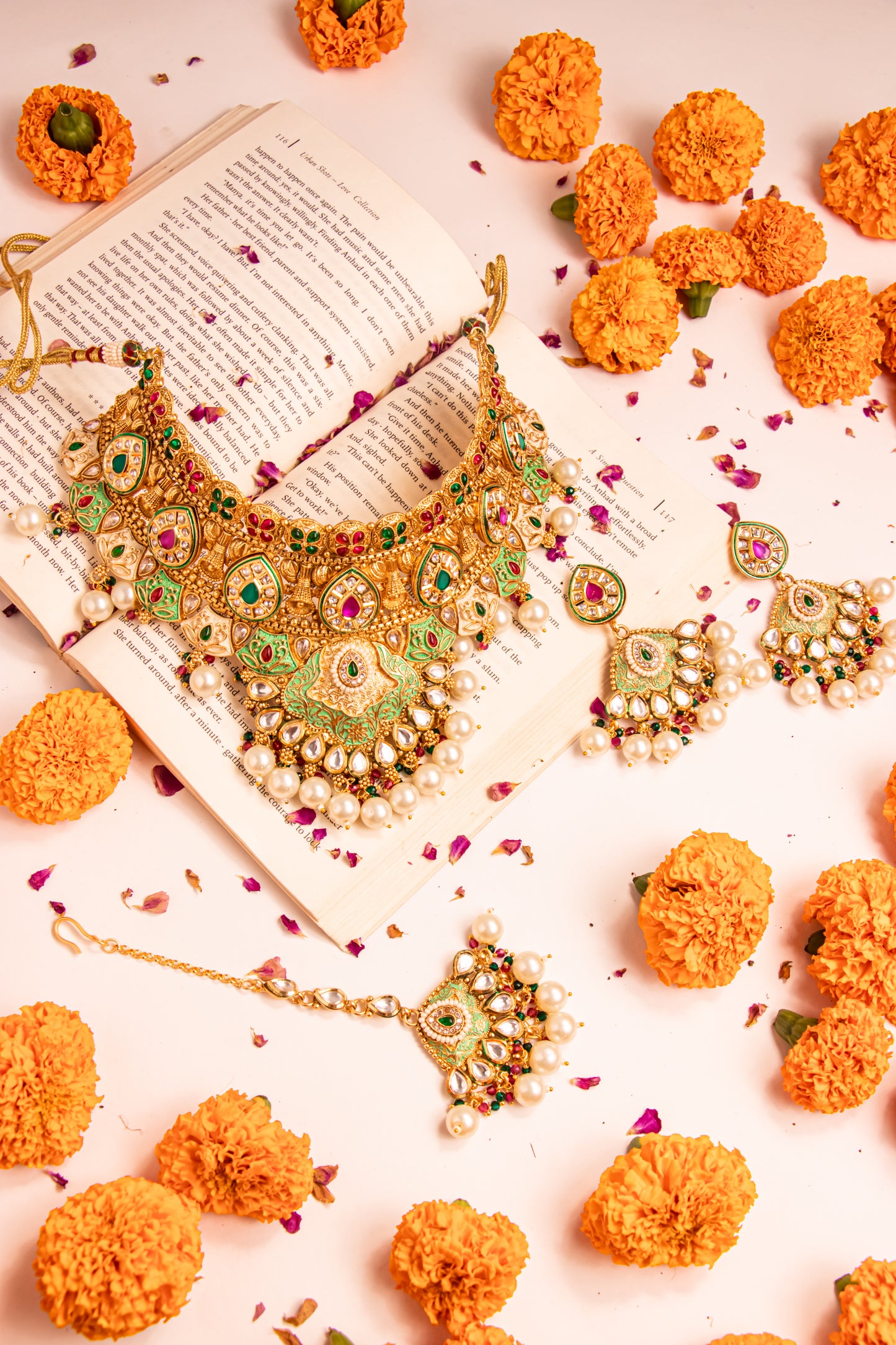 Nayab Nakshatra Semi-Bridal Necklace Set