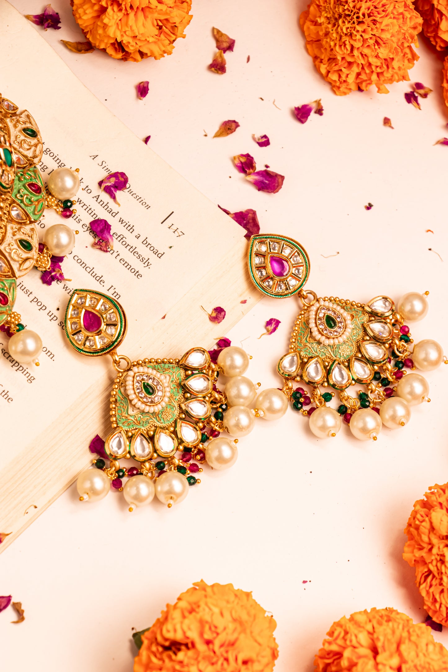Nayab Nakshatra Semi-Bridal Necklace Set