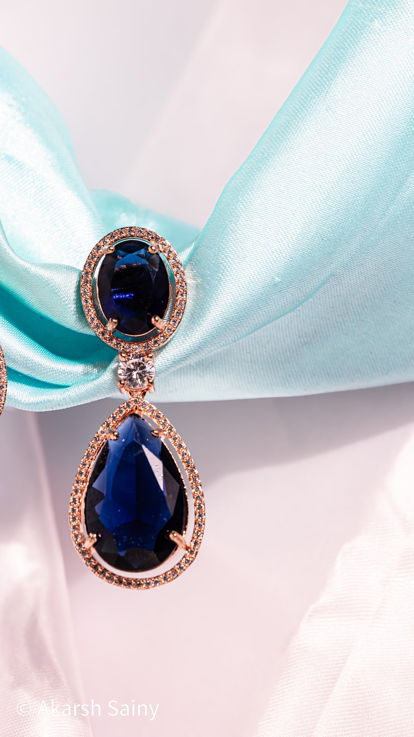 Sapphire Throne Earrings
