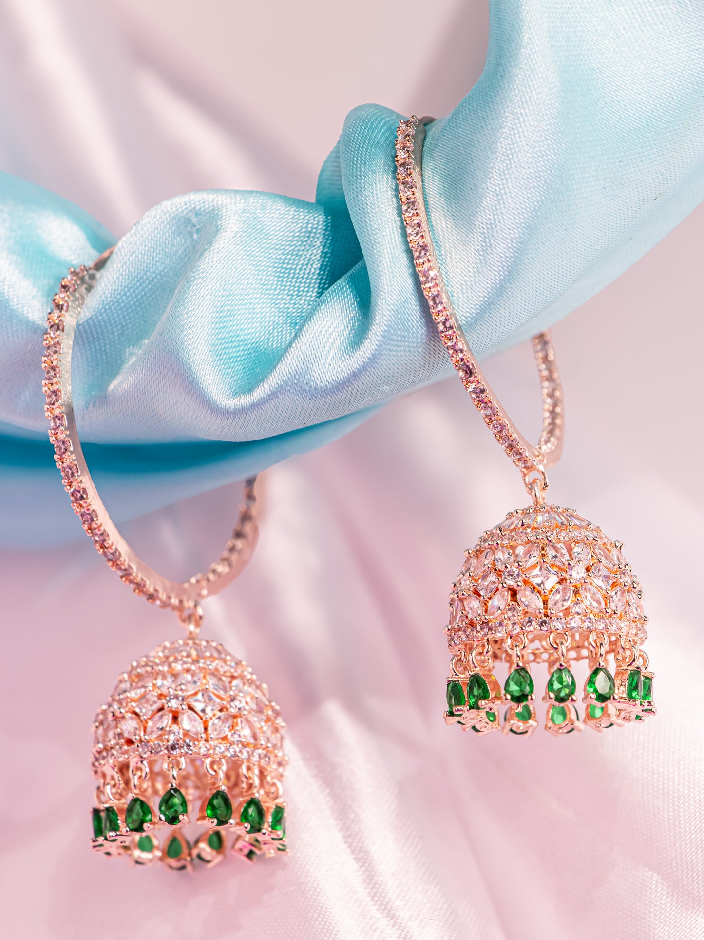 Emerald Blossom Earrings