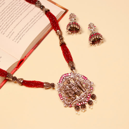 Manikarnika Shri RamMudrika Necklace Set