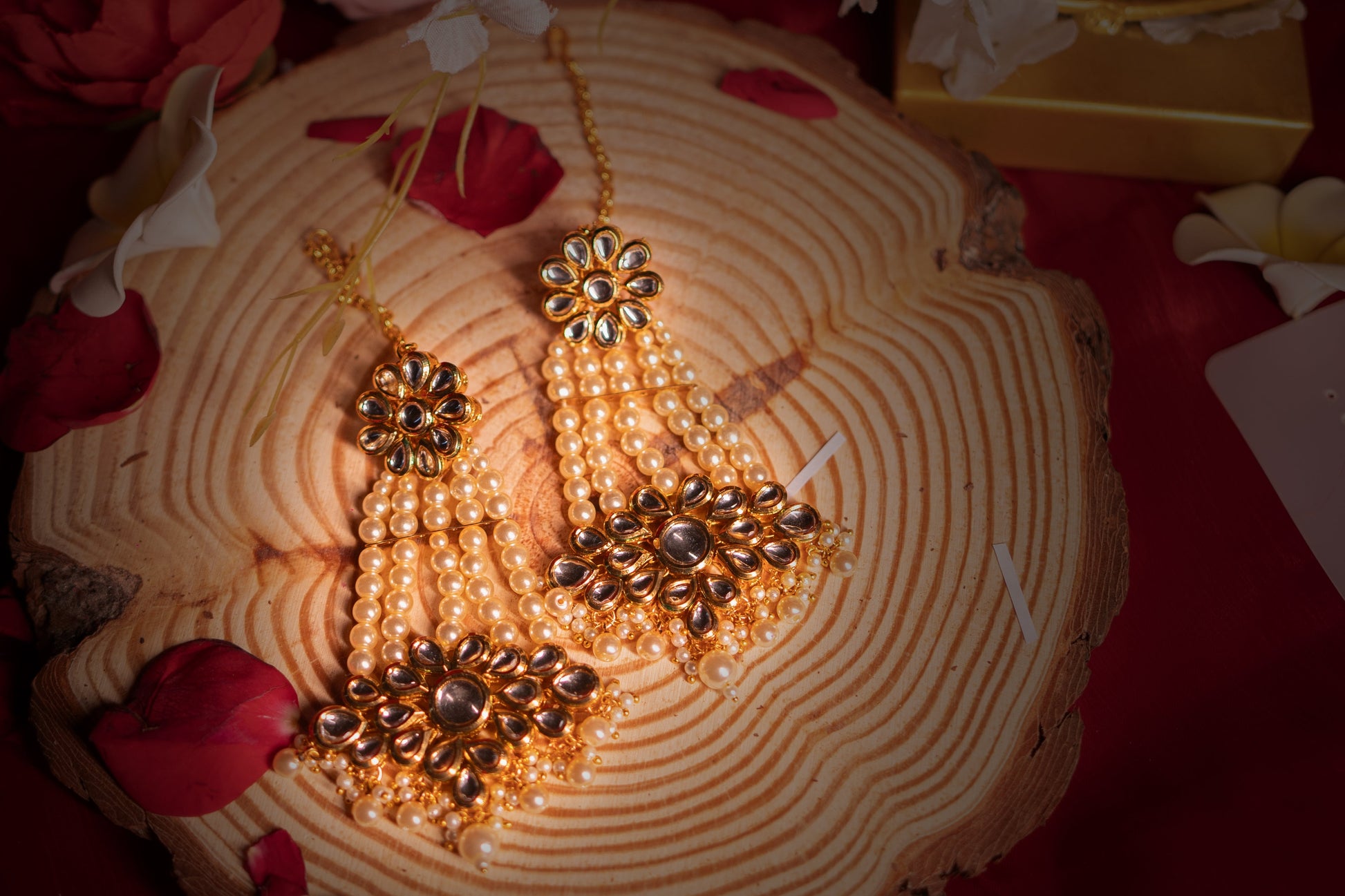 Empress’s Essence Kundan Earrings - ELYSIAN GODDESS