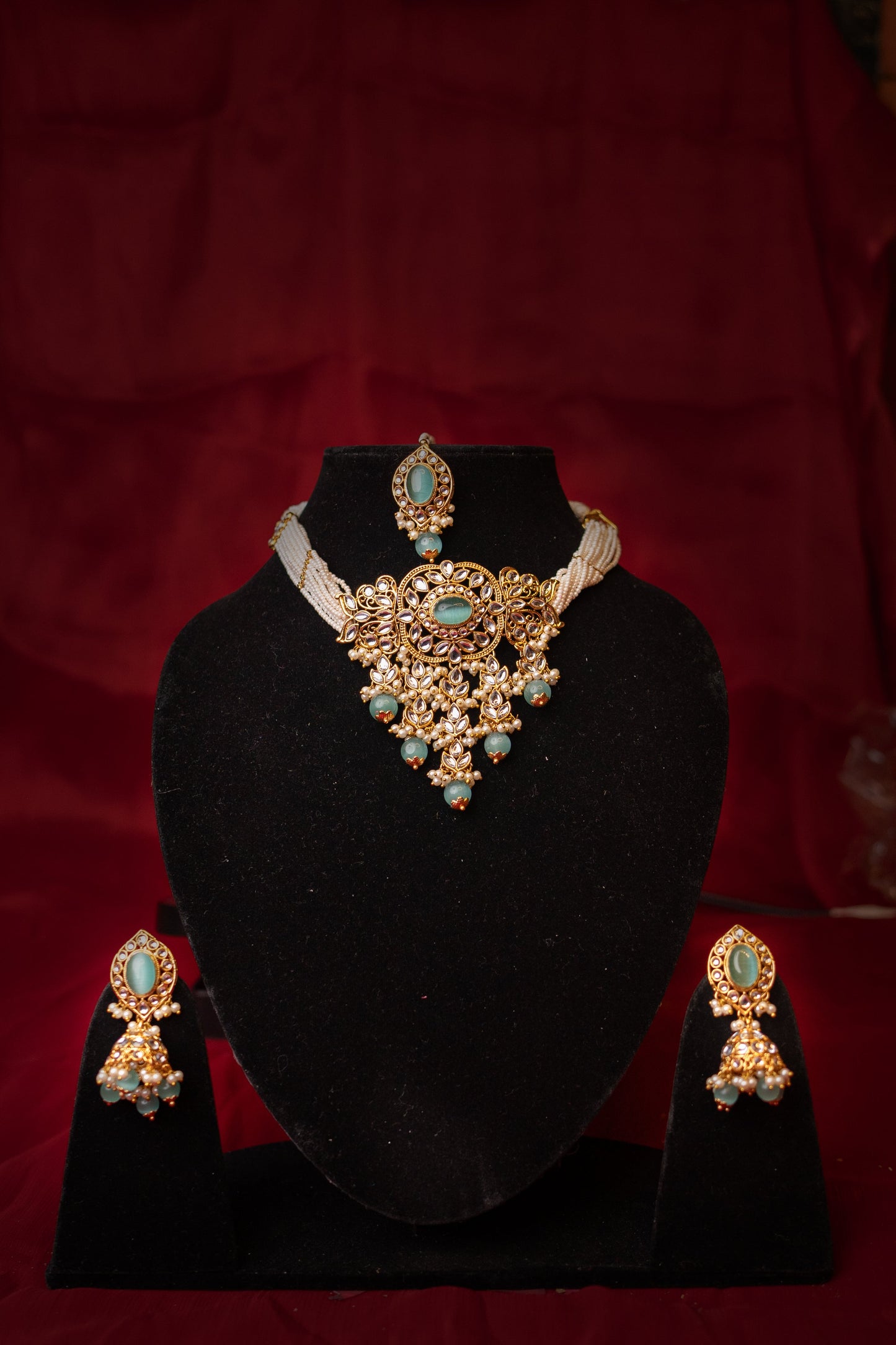 Padmavati's Treasure Polki Choker Necklace Set