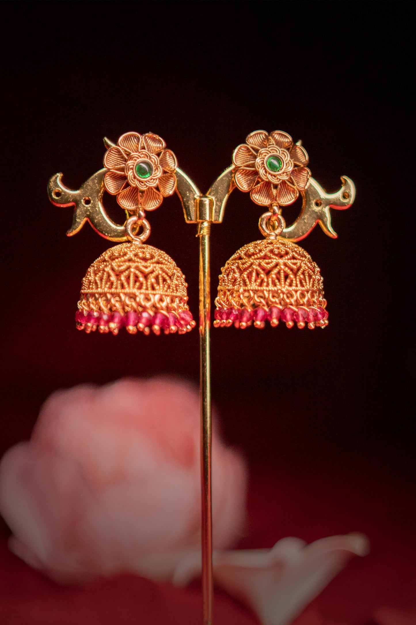 Padmavati Treasure Golden Earrings