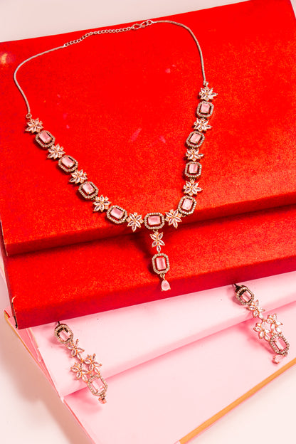 Moonlit Crescent Necklace Set