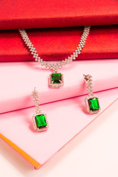 Royal Sapphire Necklace Set