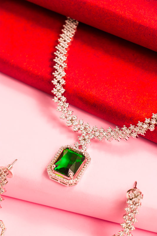 Royal Sapphire Necklace Set