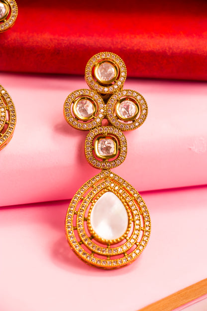 Duchess Polki Crown Earrings
