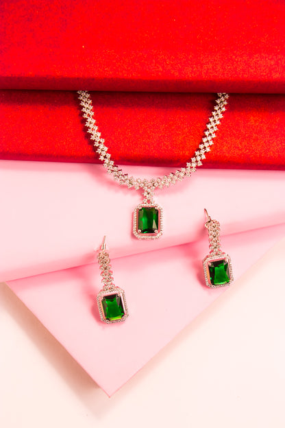 Royal Sapphire Necklace Set