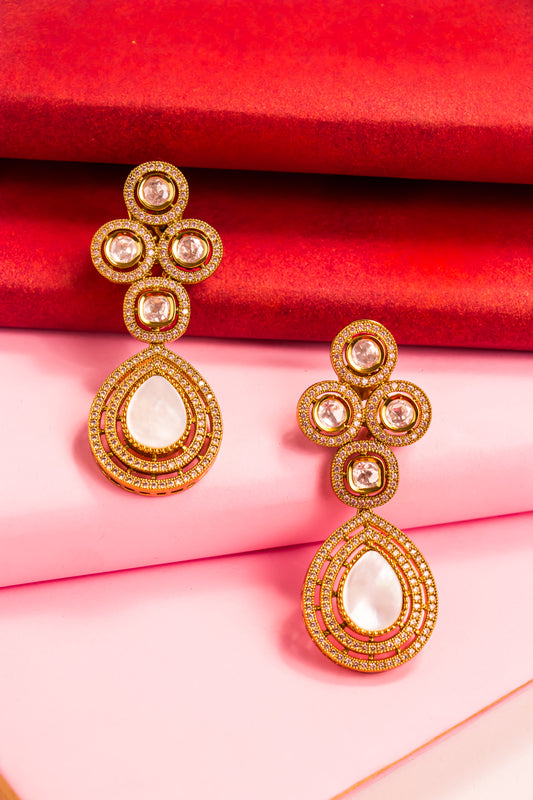 Duchess Polki Crown Earrings