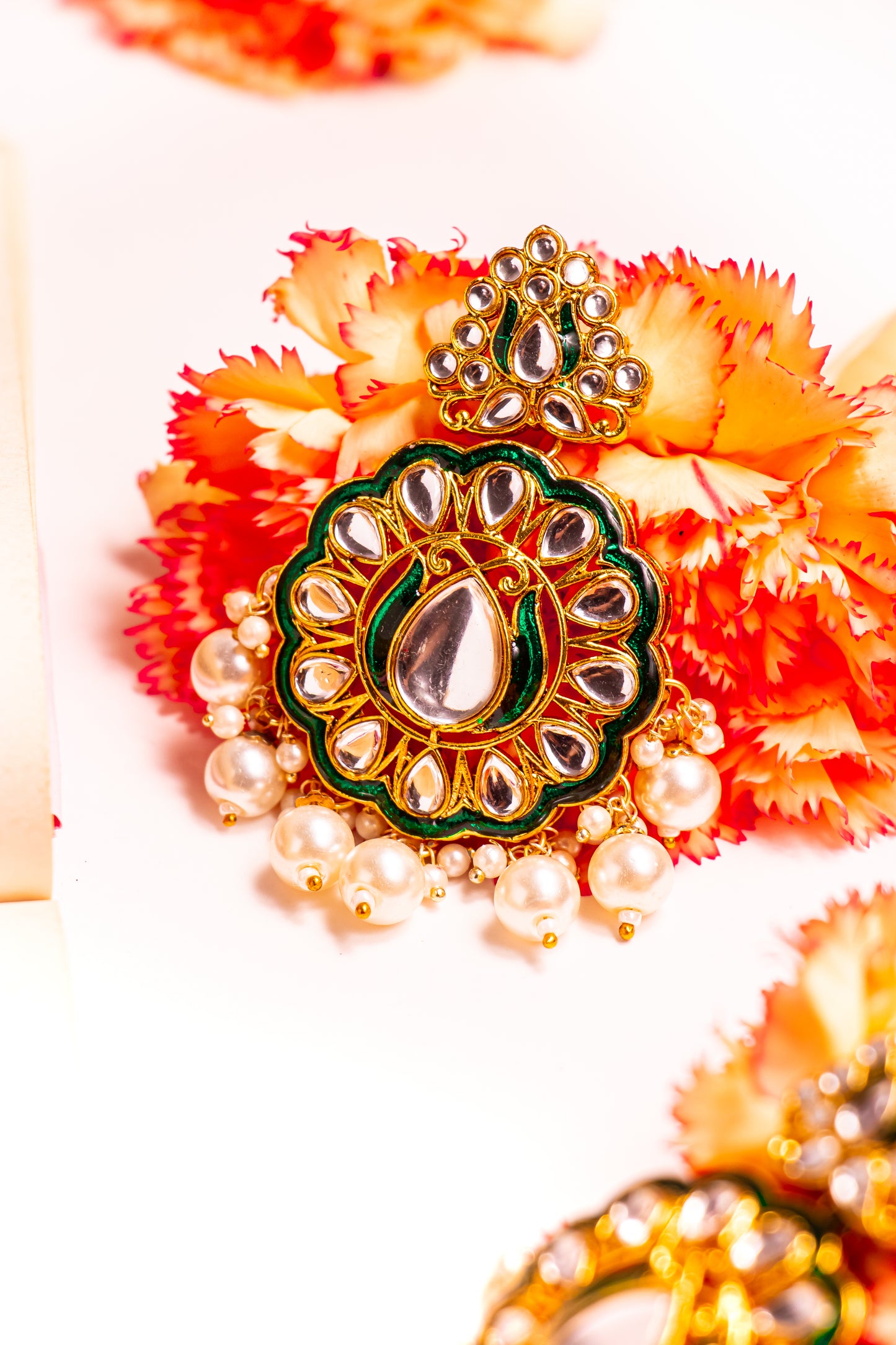 Noor's Dream Kundan Long Necklace Set