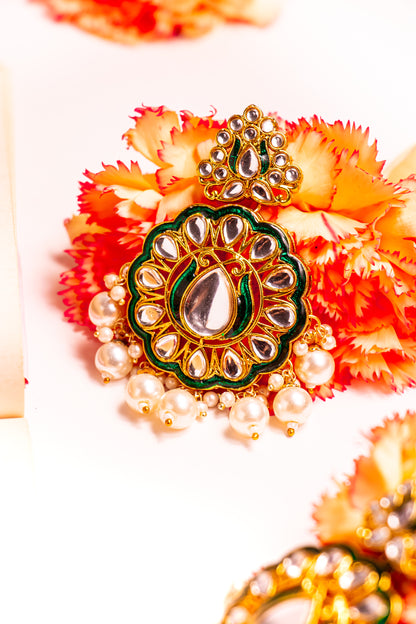 Noor's Dream Kundan Long Necklace Set