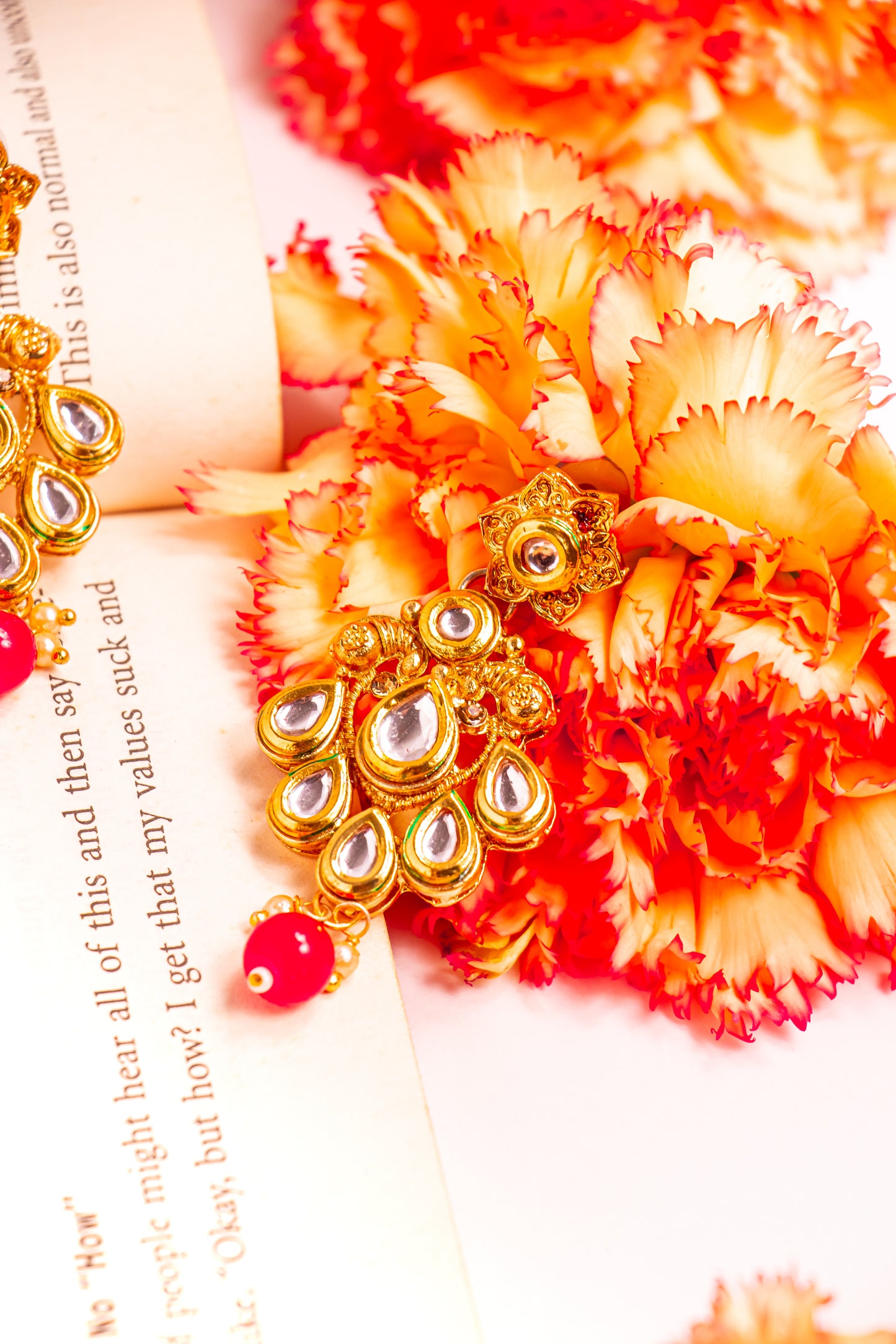 Padmavati's Charm Kundan Long Necklace Set