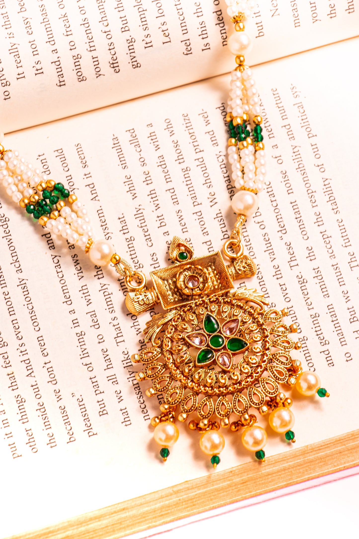 Enchanted Padma Long Necklace Set