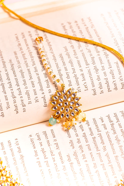 Jahan's Heart Multicolour Kundan Necklace Set