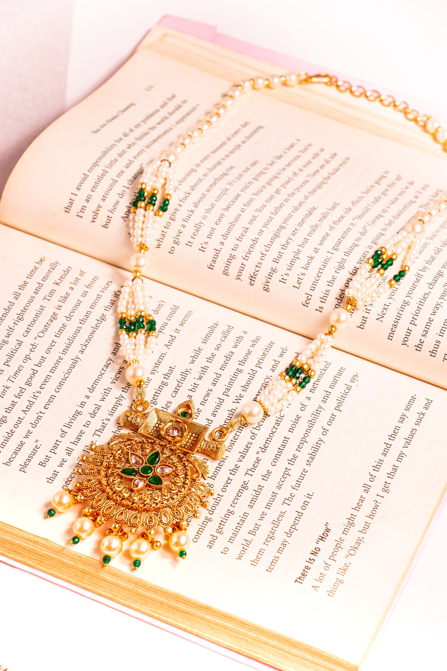 Enchanted Padma Long Necklace Set